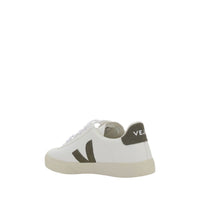 Veja White Calf Leather Bos Taurus Low Top Sneakers