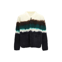 Sacai Multicolor Wool Oves Aries Cardigan