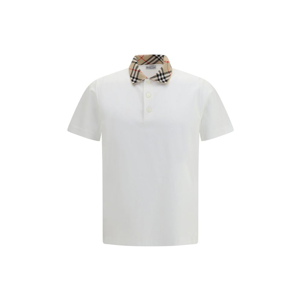 Burberry White Cotton Top