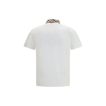 Burberry White Cotton Top