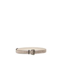 Brunello Cucinelli Beige Calf Leather Bos Taurus Regular Belt
