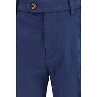 Brunello Cucinelli Blue Cotton Pants