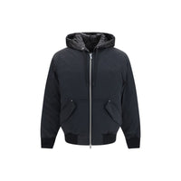 Moose Knuckles Black Nylon Full-Length Jacket