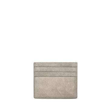 Brunello Cucinelli Gray Calf Leather Bos Taurus Wallet