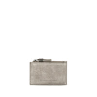 Brunello Cucinelli Gray Calf Leather Bos Taurus Wallet