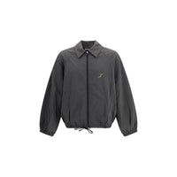 Jacquemus Gray Polyamide Full-Length Jacket