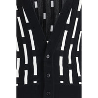 Versace Multicolor Wool Oves Aries Cardigan