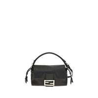 Fendi Black Lamb Ovis Aries Aries Shoulder Bag