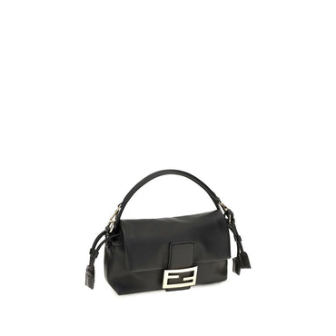 Fendi Black Lamb Ovis Aries Aries Shoulder Bag