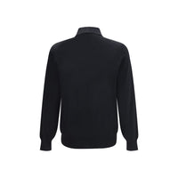 Brunello Cucinelli Black Cotton Long Sleeve T-Shirt