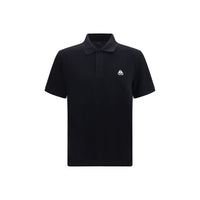 Moose Knuckles Black Cotton Polo Shirt