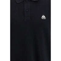 Moose Knuckles Black Cotton Polo Shirt
