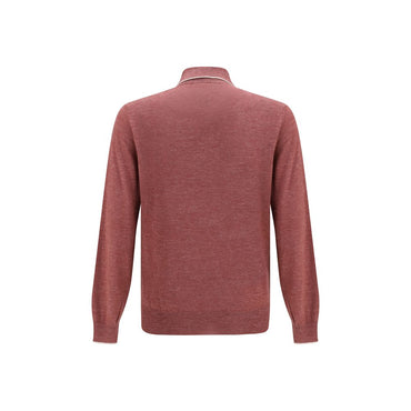 Brunello Cucinelli Bordeaux Cashmere Dress Shirt