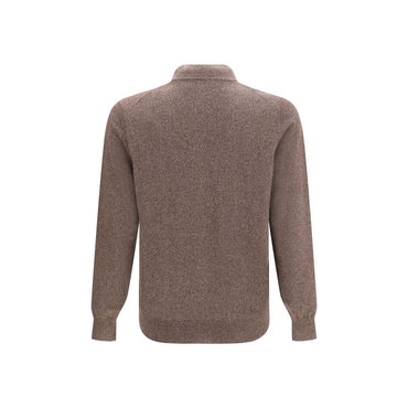 Brunello Cucinelli Brown Cashmere Cardigan