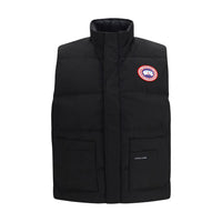 Canada Goose Black Recycled Polyester Sleeveless Jacket
