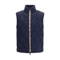 Burberry Blue Polyamide Sleeveless Jacket