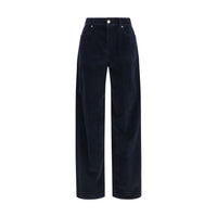 Max Mara Blue Cotton Pants