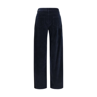 Max Mara Blue Cotton Pants