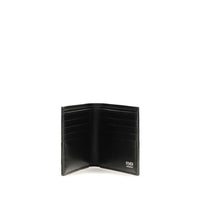 Fendi Black Calf Leather Bos Taurus Wallet