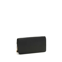 Valentino Garavani Black Calf Leather Bos Taurus Wallet