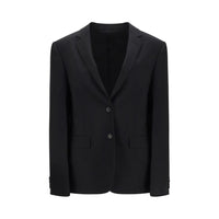 Fendi Black Mohair Blazer