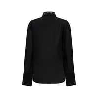 Fendi Black Silk Blouse