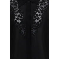 Fendi Black Silk Blouse