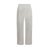 Brunello Cucinelli White Cotton Athletic Pants