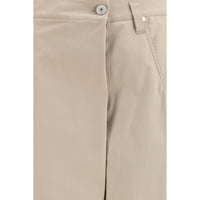 Brunello Cucinelli Beige Cotton Casual Pants
