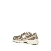 New Balance Beige Fabric Athletic Sneakers