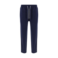 Brunello Cucinelli Blue Cotton Joggers (Workout Pants)