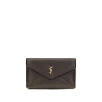 Saint Laurent Brown Lamb Ovis Aries Aries Wallet