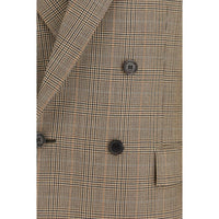 Saint Laurent Beige Wool Oves Aries Blazer