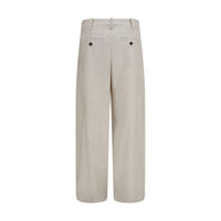 Brunello Cucinelli Beige Wool Oves Aries Dress Pants