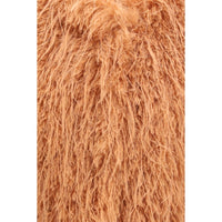 Forte_Forte Orange Polyester Sleeveless Jacket