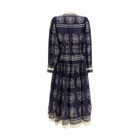Alemais Blue Ramie Casual Dress