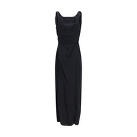 Vivienne Westwood Black Viscose Casual Dress