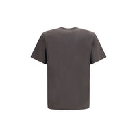 Saint Laurent Brown Silk T-Shirt