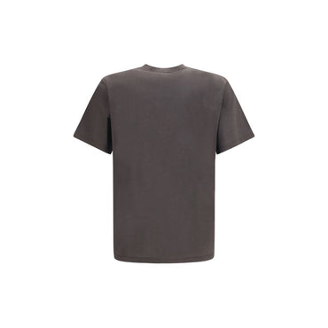 Saint Laurent Brown Silk T-Shirt