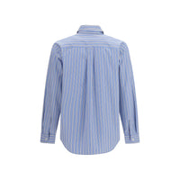 Saint Laurent Blue Cotton Pattern Shirt