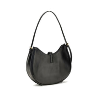 Versace Black Calf Leather Bos Taurus Shoulder Bag