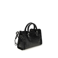 Balenciaga Black Lamb Ovis Aries Aries Shoulder Bag