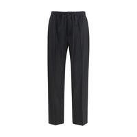 Valentino Garavani Black Cotton Chino Pants
