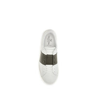 Valentino Garavani White Calf Leather Bos Taurus Low Top Sneakers