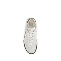 Veja White Calf Leather Bos Taurus Low Top Sneakers