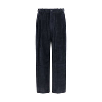 Giorgio Armani Black Viscose Casual Pants