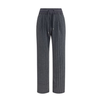 Herno Gray Cotton Casual Pants