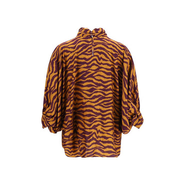 Kristina Ti Orange Viscose Blouse