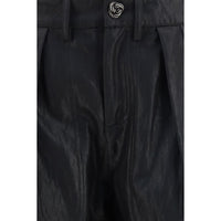 Kristina Ti Black Polyester Casual Pants