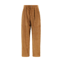 Kristina Ti Brown Cotton Casual Pants